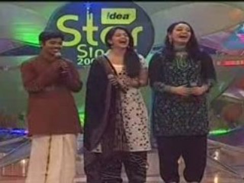 Idea Star Singer 2008 Aravind With Jyothsna Comments