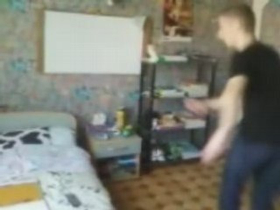 On the floor