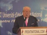 FN - Le Pen - Discours université d'été 2008 (1/3)