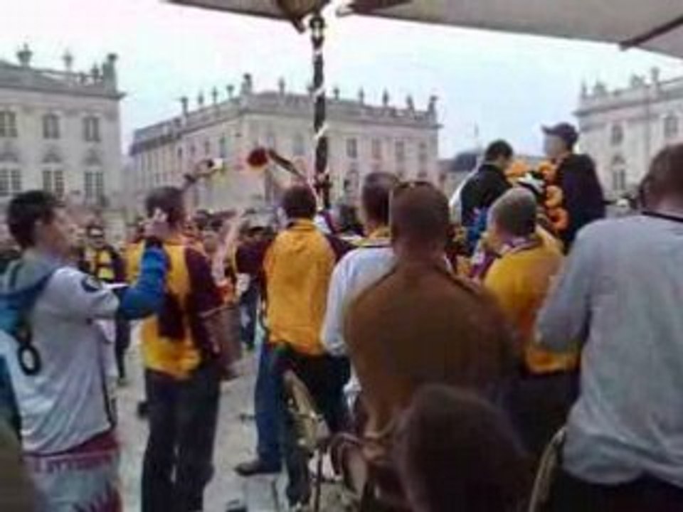 The rain came on but the singing continued