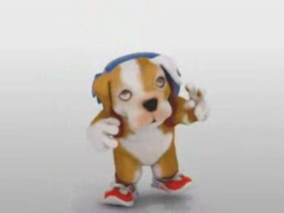 Factor x xs perrito bailando y cantando regueton