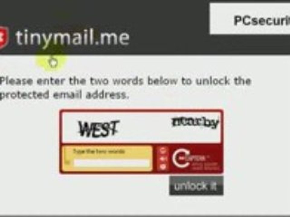 Get Less Spam wuth Tinymail.me