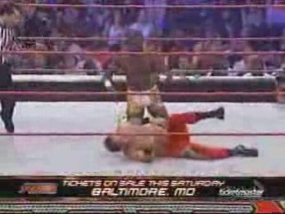 Raw 09.10.2006 Shelton Benjamin vs. Chris Benoit