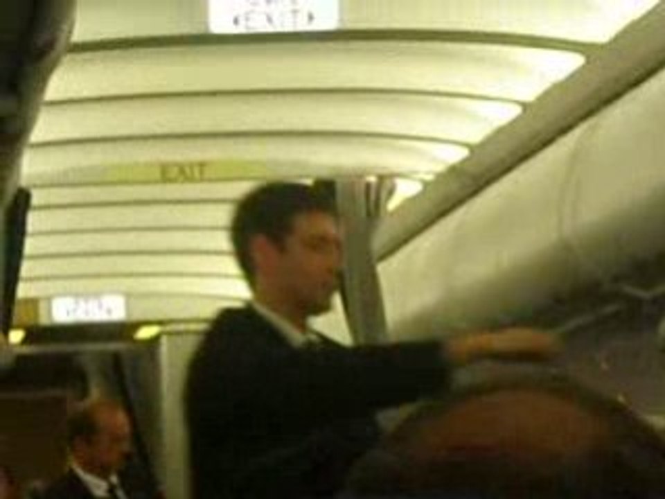 Les gestes de survie dans un avion