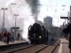 Locomotive à vapeur 241P17 au départ de Besançon