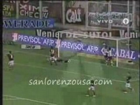 San Lorenzo 3 Colon 0 Goles de Bergessio (2) y Barrientos