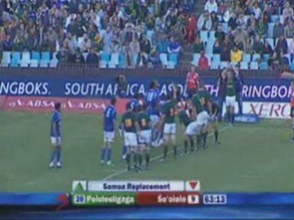 South Africa vs Samoa Highlights