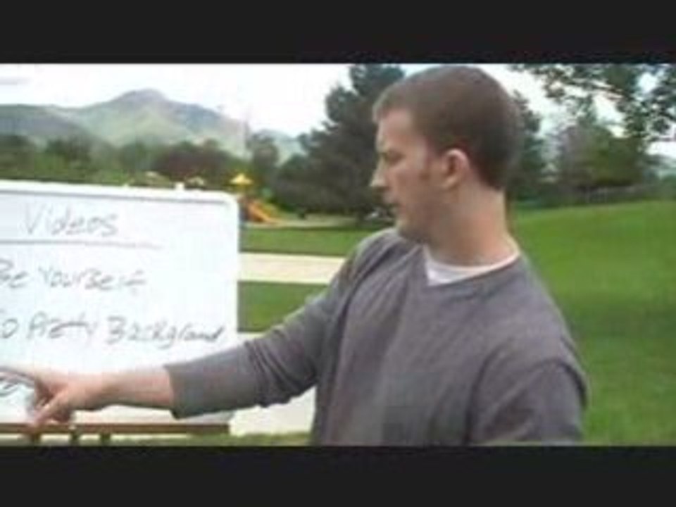 You have to be yourself when you do video marketing?