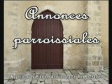 Annonces Paroissiales