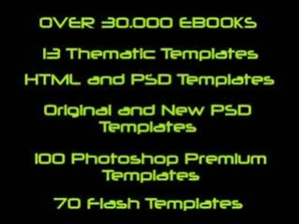 THE ULTIMATE WEB MONEY MAKING TOOLS PACKAGE - WEB TEMPLATES!