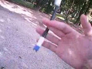 Freestyle quelque part dehors dans le vent