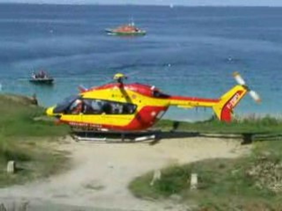 Hélitreuillage Plage Des Grands Sables