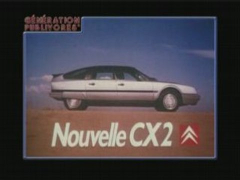 Pub Citroën CX avec Grace Jones 1986