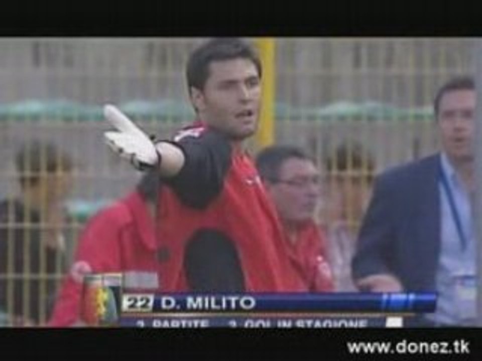 Gol di Milito (Palermo-Genoa 2-1) 21 settembre 2008
