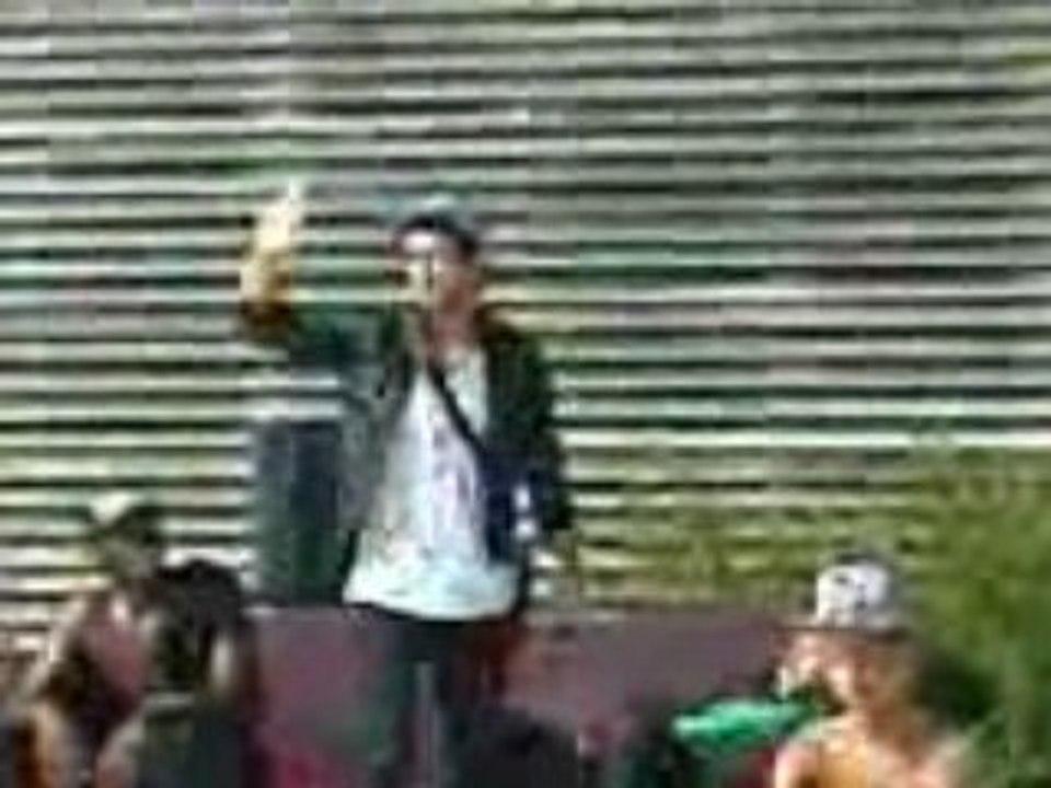 Cyril de Secret Story à l'atabal à Biarritz Break Dance 4