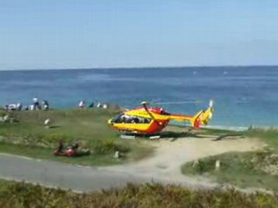 Hélitreuillage Plage Des Grands Sables