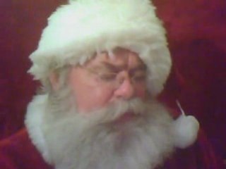 Santa sends vcards to friends