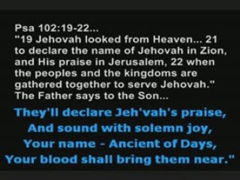 Christian Music Psalm 102 Worship Song youtube karaoke video