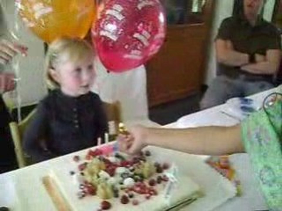 Anniversaire de Clémence 3 ans