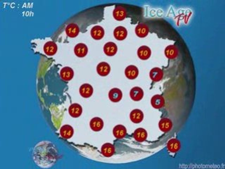 Meteo du Lundi 22 Septembre 2008