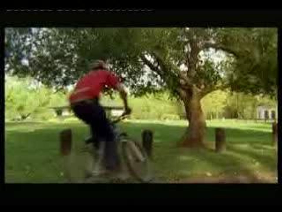 en velo dans la foret