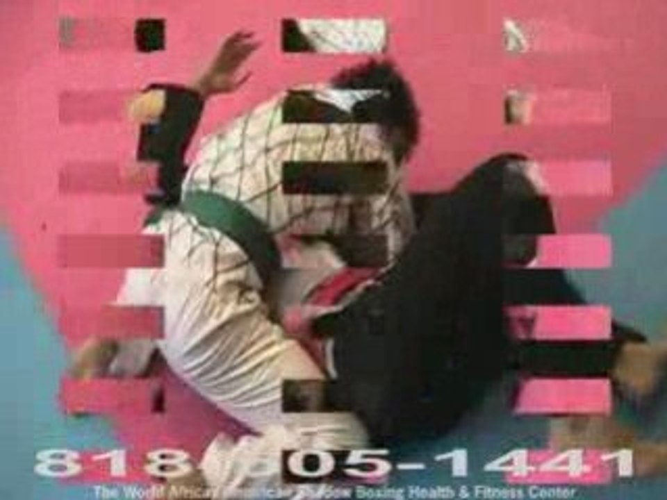 African American Shadow Boxing