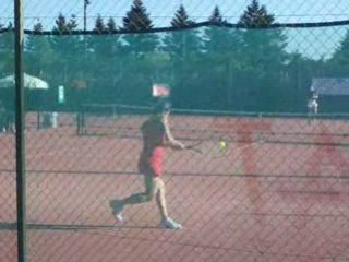 Echauffement avt Match Exhibition Léa Joly Contre Katia Bon