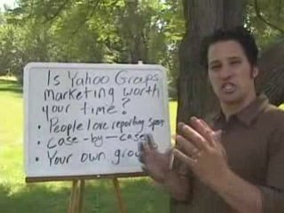 Yahoo Groups Marketing:  Yes or No?