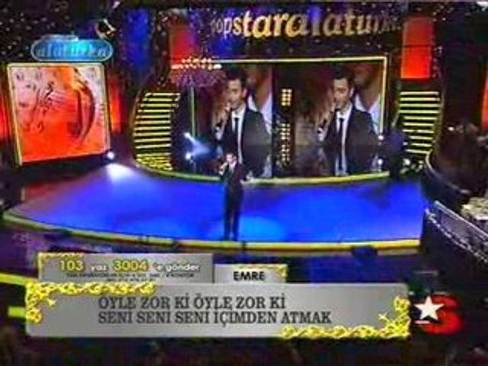 103 EMRE 2.HAFTA POPSTAR PERFORMANSI