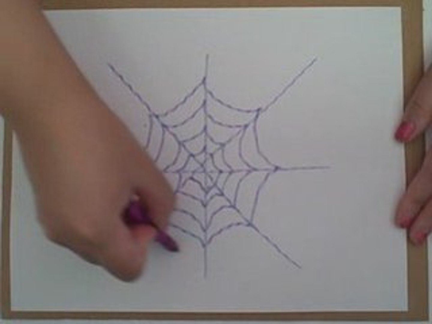 ⁣How-to-draw-spider-web