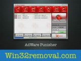 Adware Punisher win32 online virus removal