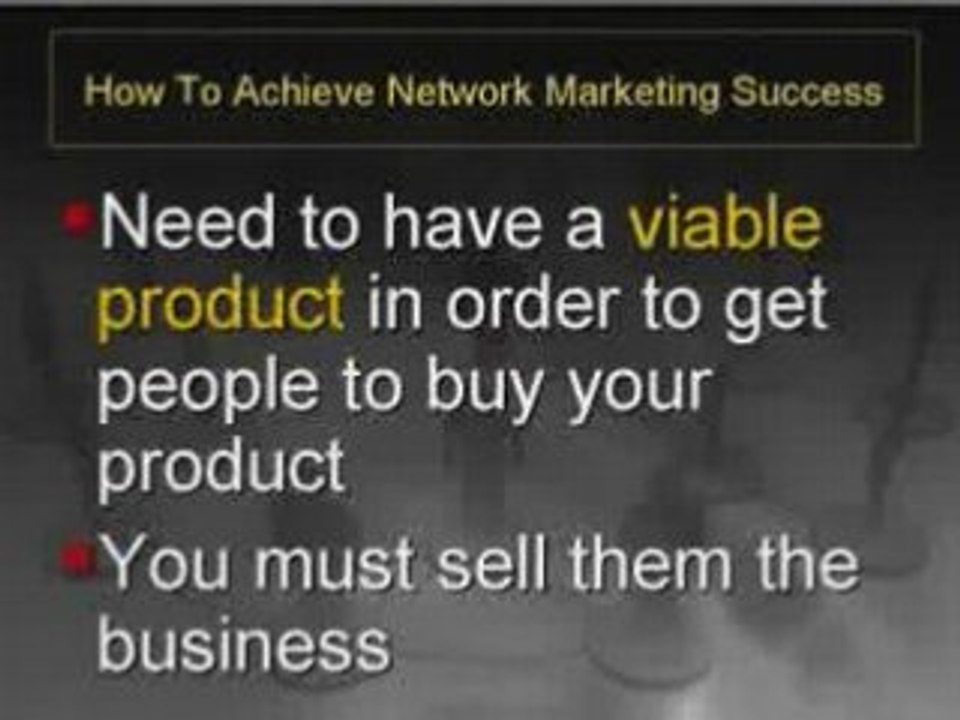 How To Achieve Network Marketing Success