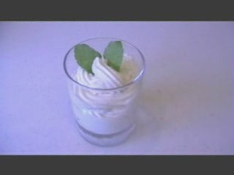 Mousse aux pêches