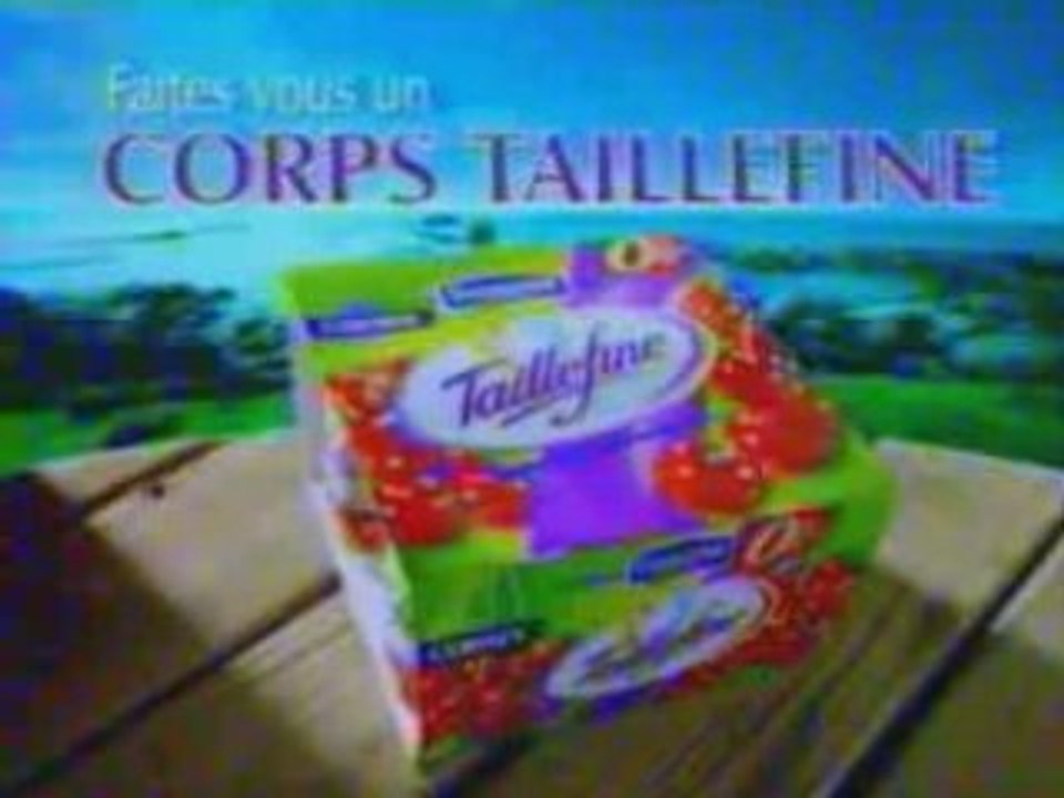 Pub Danone, Yaourt Corps Taillefine