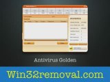 Antivirus Golden win32 virus removal software