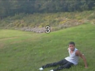 Geo Practing Front Flips