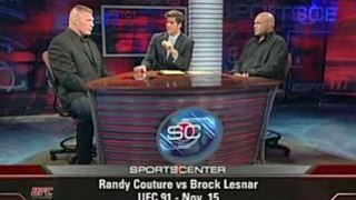 UFC INTERVIEW BROCK LESNER VS RANDY COUTURE