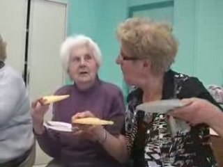 Visite des élus au club de l'age dor