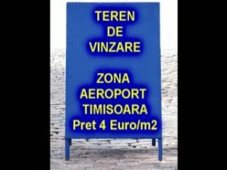 Imobiliare Teren zona Aeroport Timisoara | Imobiliare Timis
