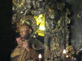 Josué qui donne une pierre du Sinaï à Saint Jacques