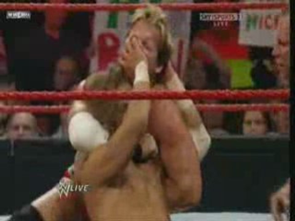 WWE HBK & Batista vs Y2J,Lance Cade & JBL RAW pt. 1/2