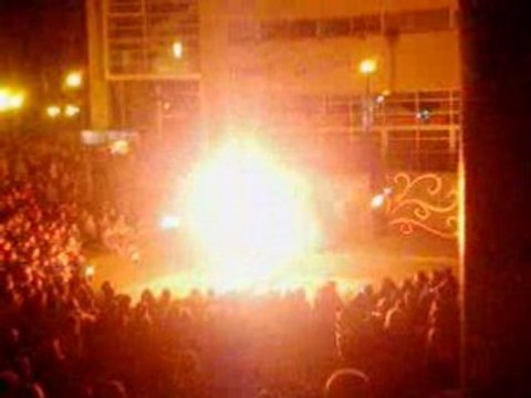 festival d'arts de rue à aurillac 2008, cracheur de feu