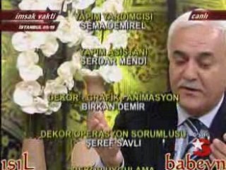Hz. Ali Nihat hatipoğlu sahur proğramından 4
