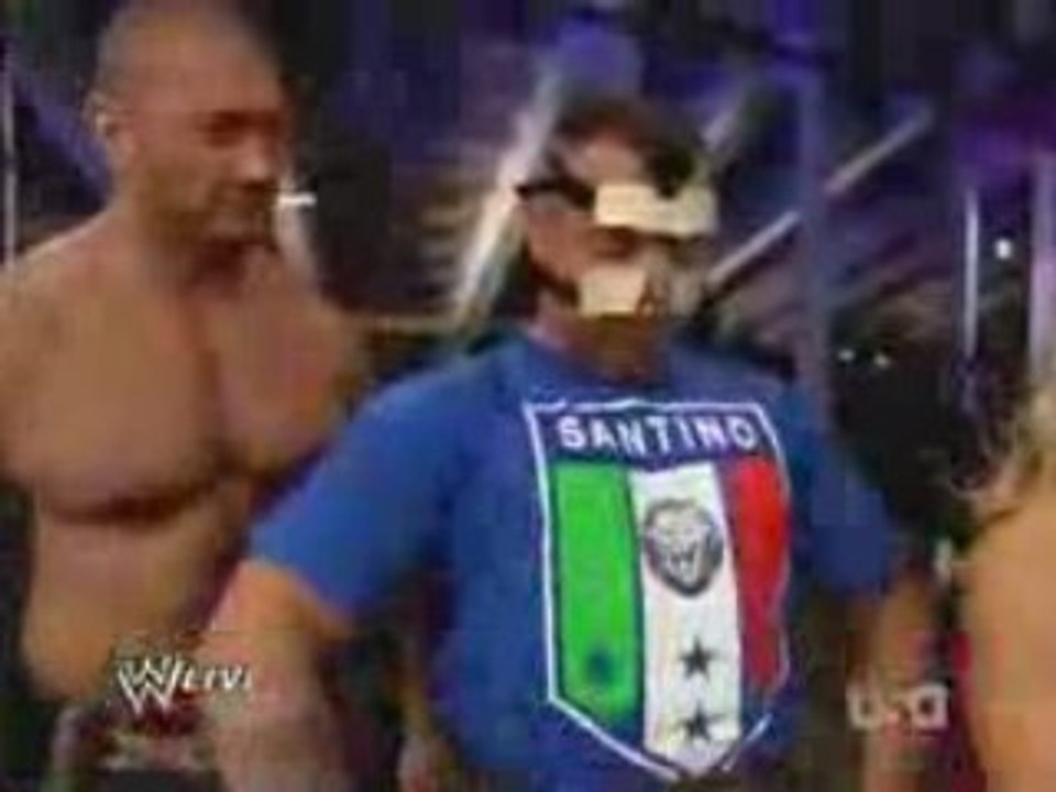 WWE Raw 22.9.08 - Kelly, Glamarella   Batista Backstage