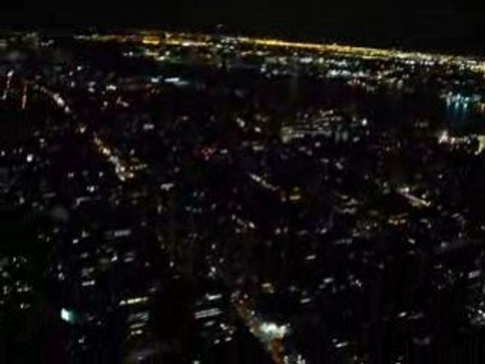 Vue de l'Empire State Building de nuit