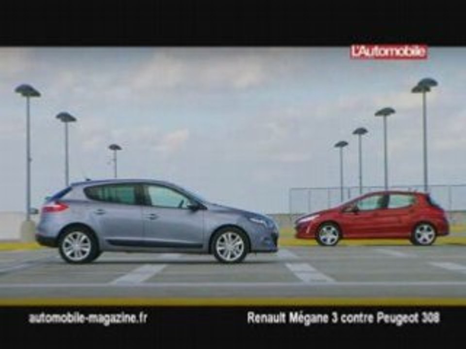 automobile magazine.fr Renault Mégane 3 contre Peugeot 308