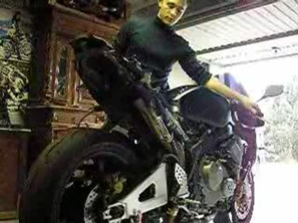 CBR600RR 2003 - Pot origine + tube Micron sans silencieux