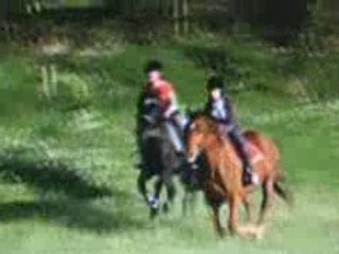 le galop avec Balthus et Flambor super plaisir !