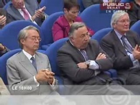 Gérard Larcher, candidat UMP à la présidence du Sénat