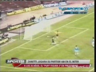 Historia de Javier Zanetti en el Inter